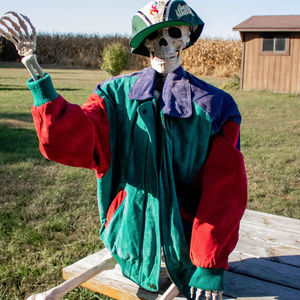 Vintage Multicolor Suede Jacket